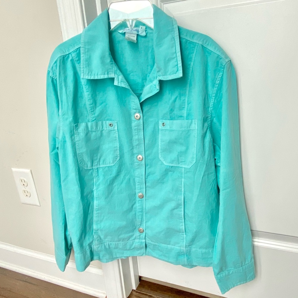 Fresh Produce Cotton Sheeting Broadcloth Jacket M